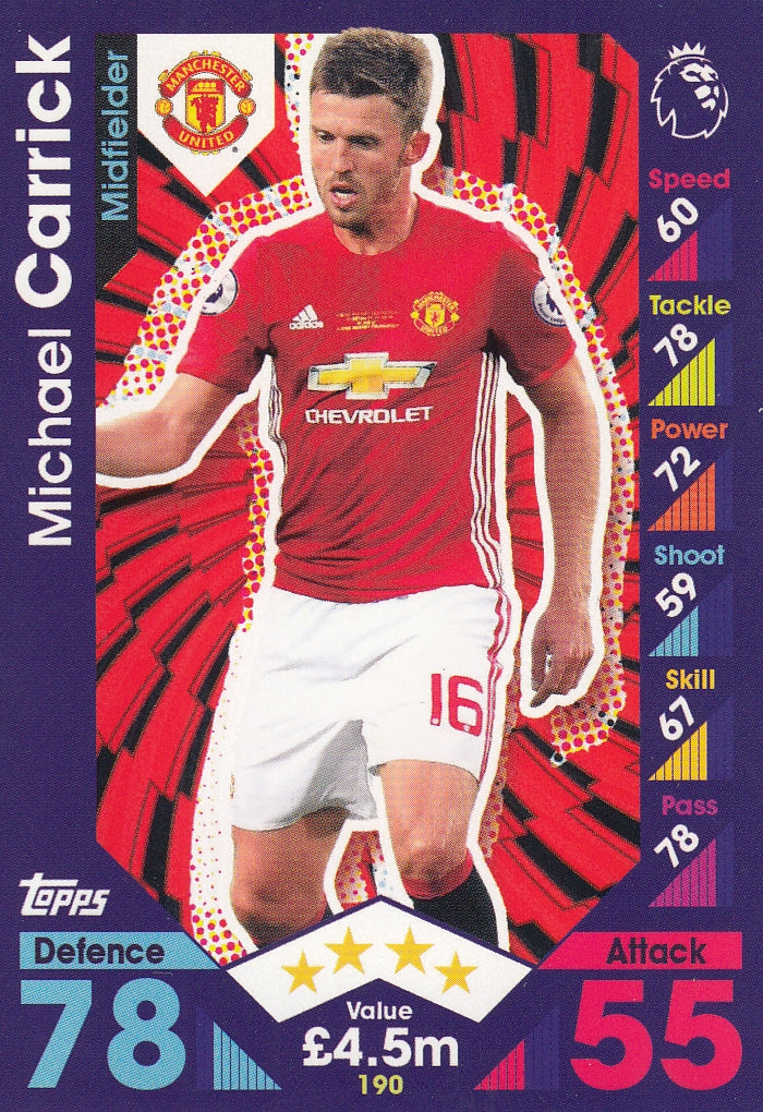 190. MICHAEL CARRICK - MANCHESTER UNITED