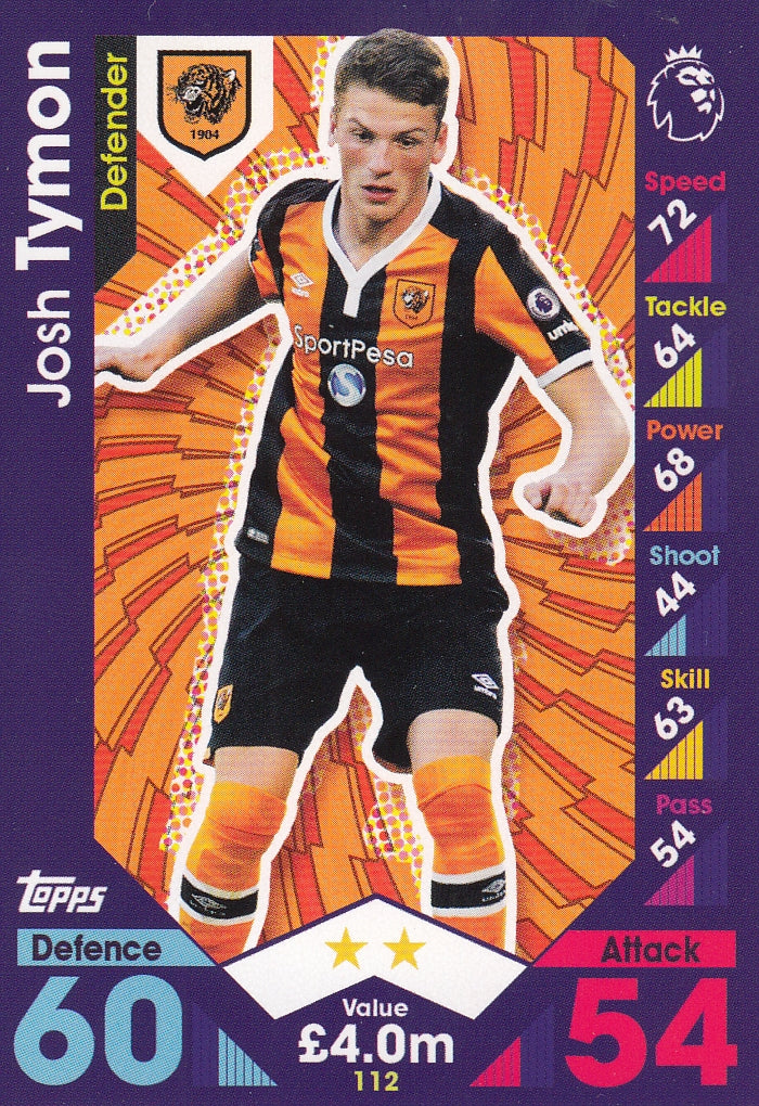 112. JOSH TYMON - HULL CITY