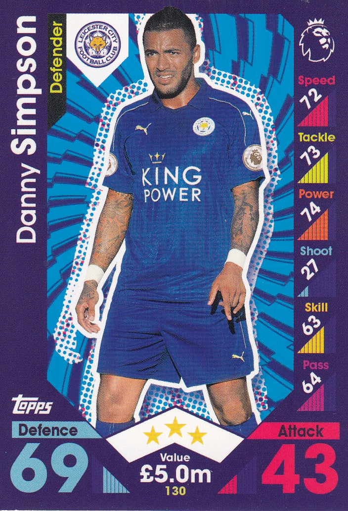 130. DANNY SIMPSON - LEICESTER CITY