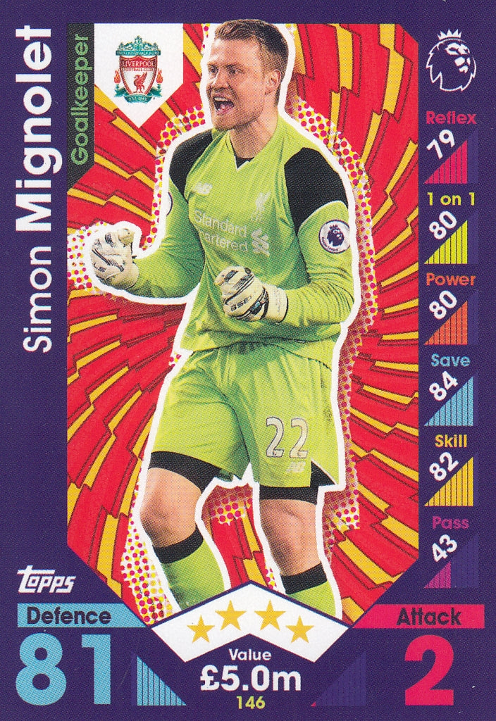 146. SIMON MIGNOLET - LIVERPOOL