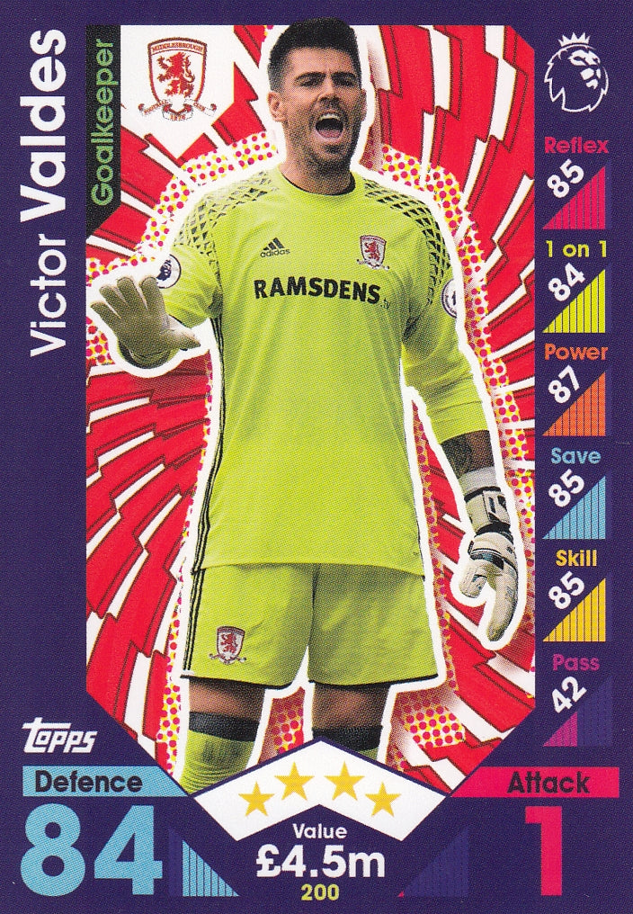 200. VICTOR VALDES - MIDDLESBROUGH