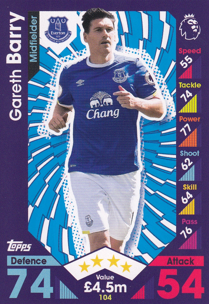 104. GARETH BARRY - EVERTON