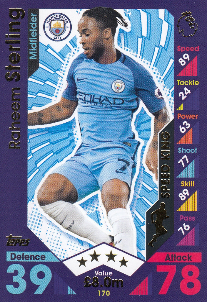 170. RAHEEM STERLING - MANCHESTER CITY - SPEED KING