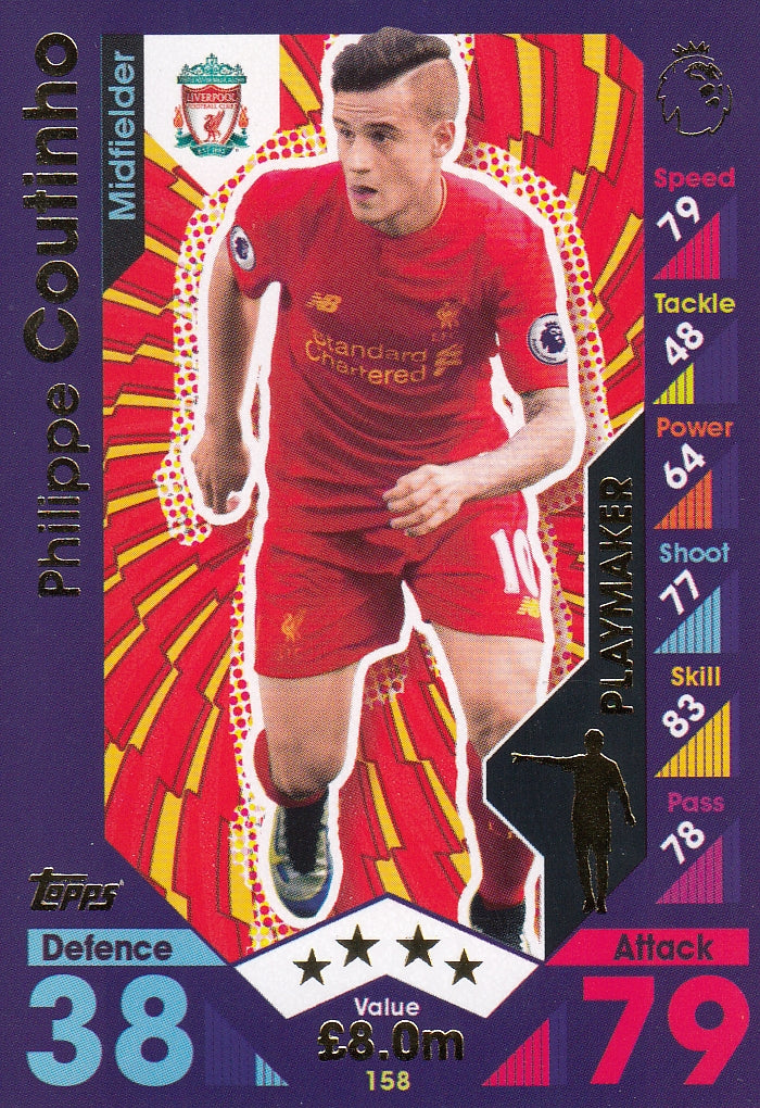 158. PHILIPPE COUNTINHO - LIVERPOOL - PLAYMAKER