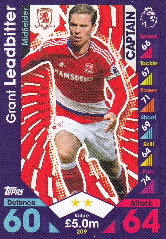 209. GRANT LEADBITTER - MIDDLESBROUGH