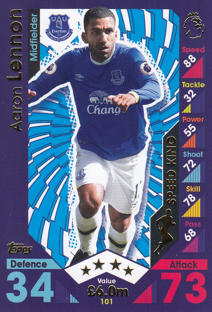 101. AARON LENNON - EVERTON - SPEED KING