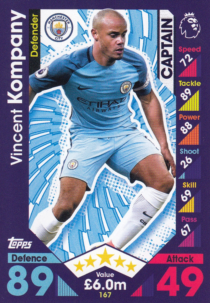 167. VINCENT KOMPANY - MANCHESTER CITY