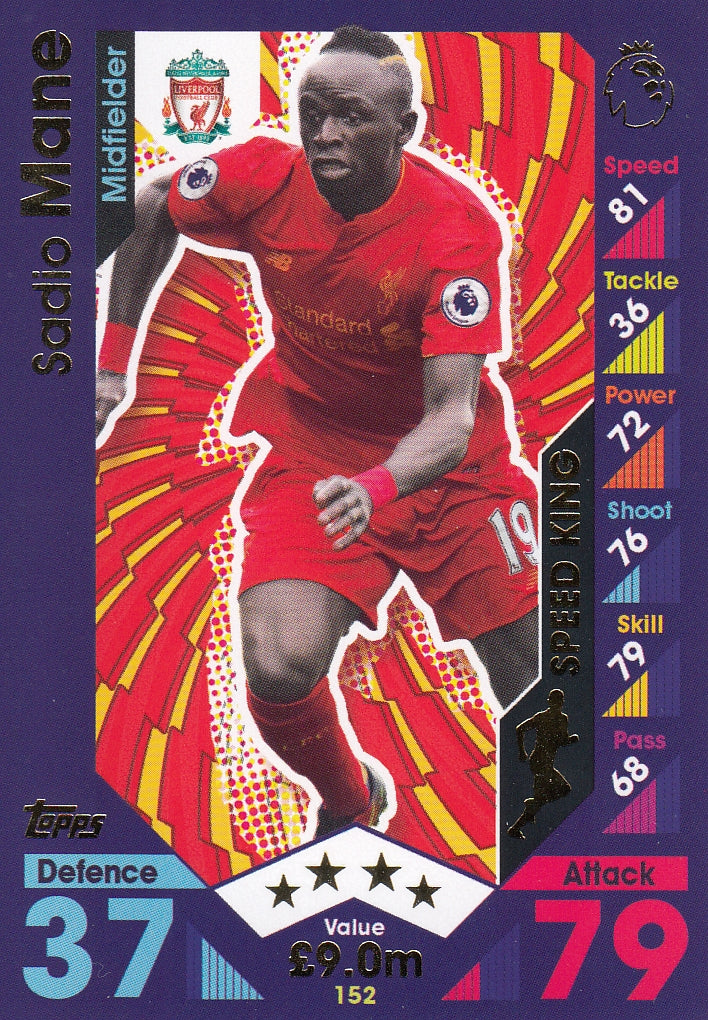 152. SADIO MANE - LIVERPOOL - SPEED KING