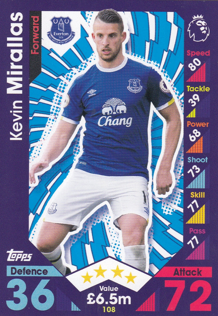 108. KEVIN MIRALLAS - EVERTON