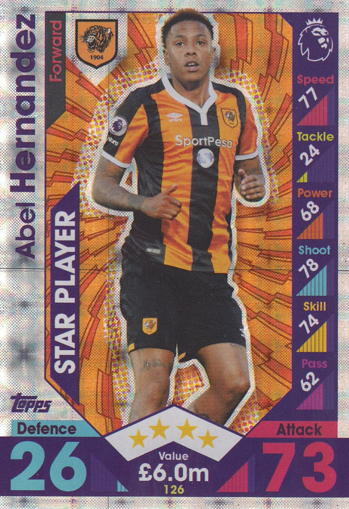 126. ABEL HERNANDEZ - HULL CITY - STAR PLAYER