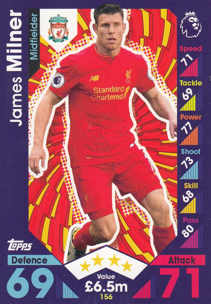 156. JAMES MILNER - LIVERPOOL