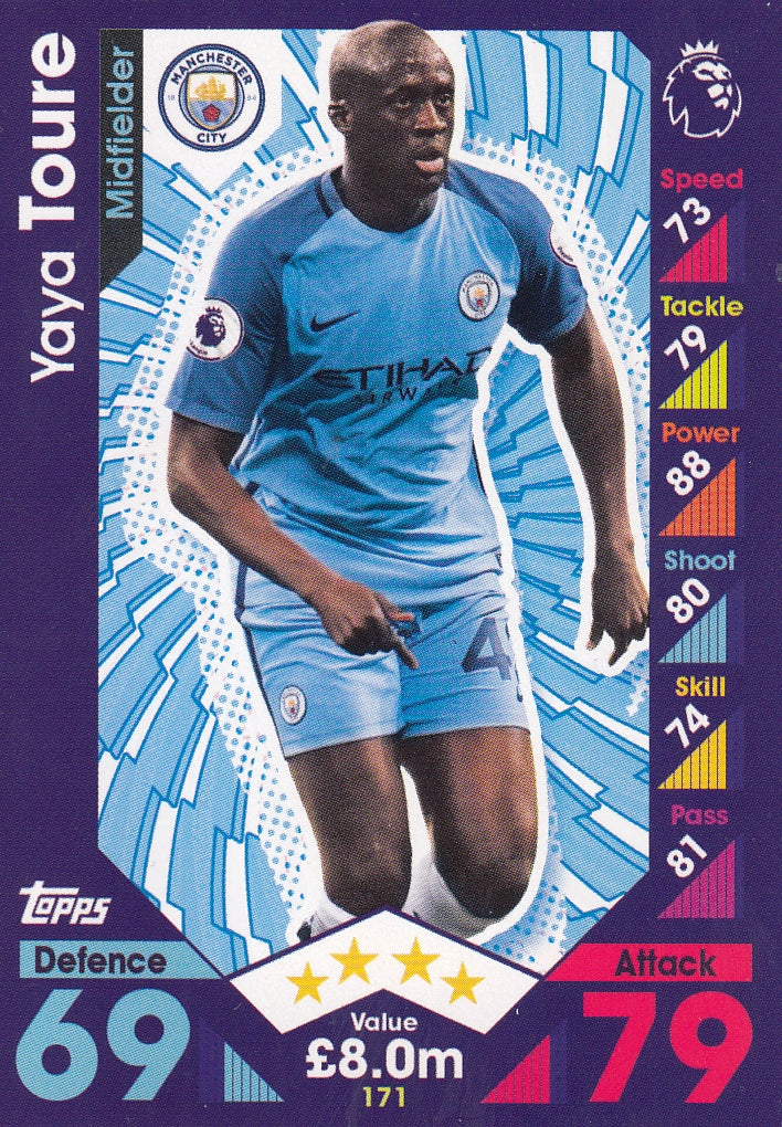 171. YAYA TOURE - MANCHESTER CITY