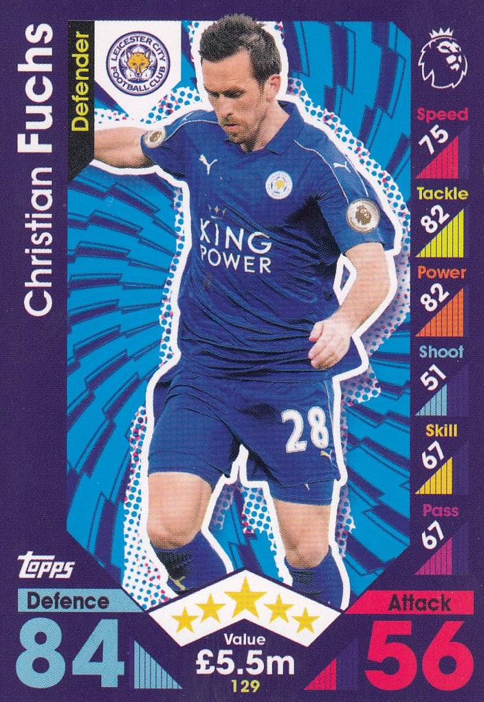 129. CHRISTIAN FUCHS - LEICESTER CITY