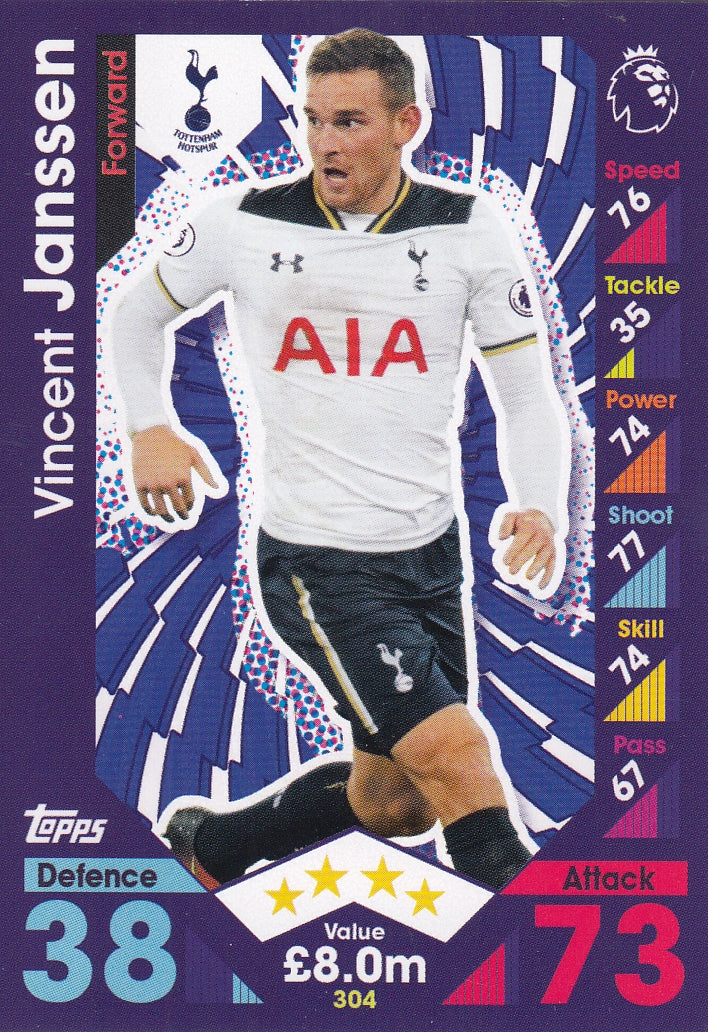 304. VINCENT JANSSEN - TOTTENHAM HOTSPUR