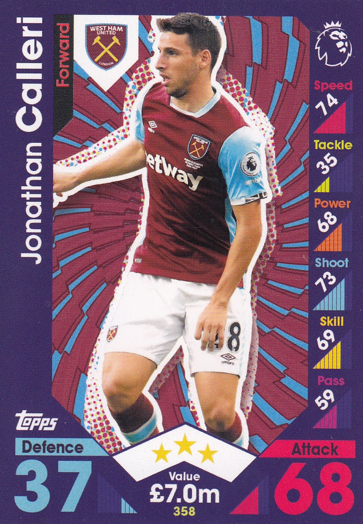 358. JONATHAN CALLERI - WEST HAM UNITED