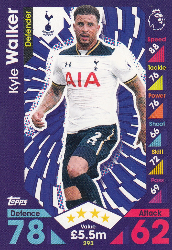 292. KYLE WALKER - TOTTENHM HOTSPUR