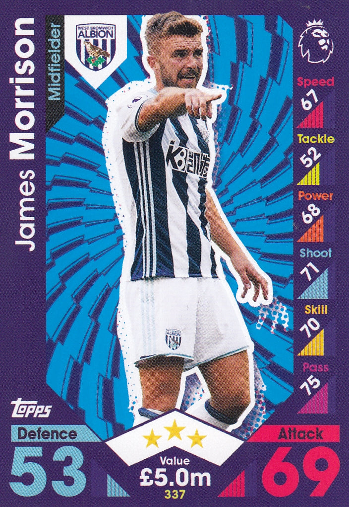 337. JAMES MORRISON - WEST BROMWICH ALBION
