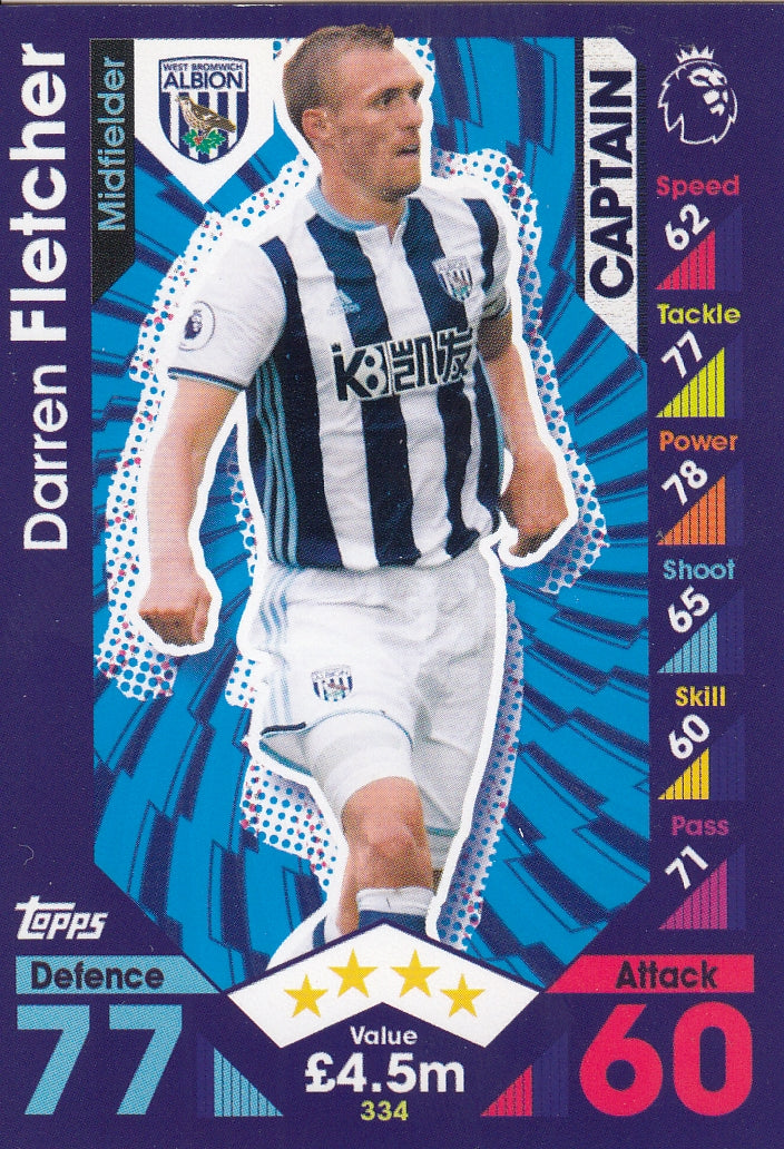334. DARREN FLETCHER - WEST BROMWICH ALBION