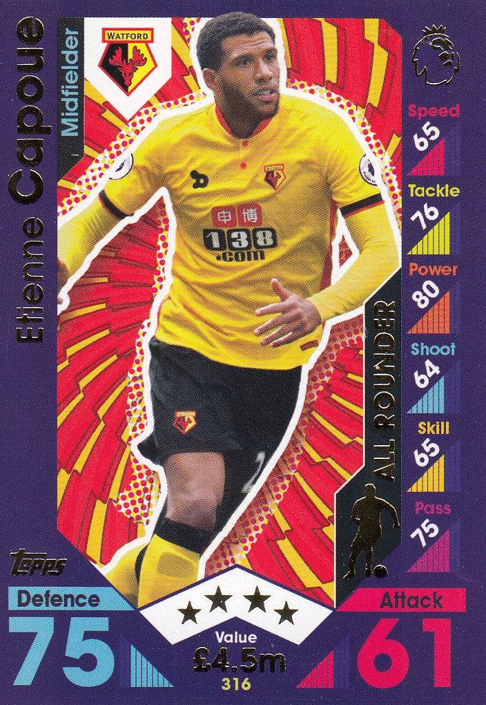316. ETIENNE CAPOUE - WATFORD - ALL ROUNDER