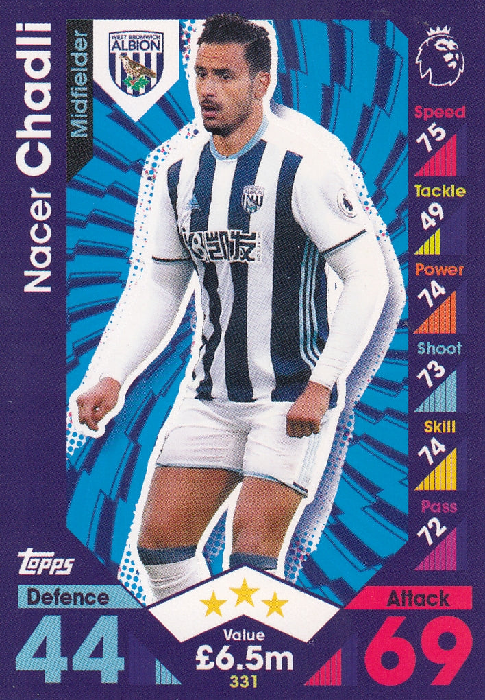 331. NACER CHADLI - WEST BROMWICH ALBION