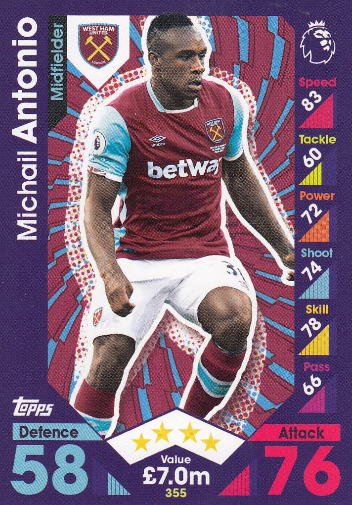 355. MICHAIL ANTONIO - WEST HAM UNITED