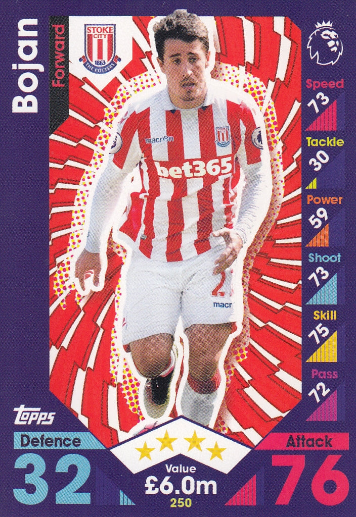 250. BOJAN - STOKE CITY