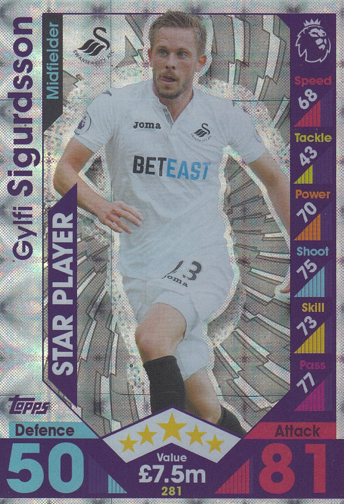 281. GYLFI SIGURDSSON - SWANSEA CITY - STAR PLAYER