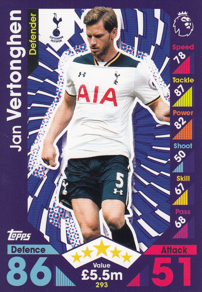 293. JAN VERTONGHEN - TOTTENHAM HOTSPUR