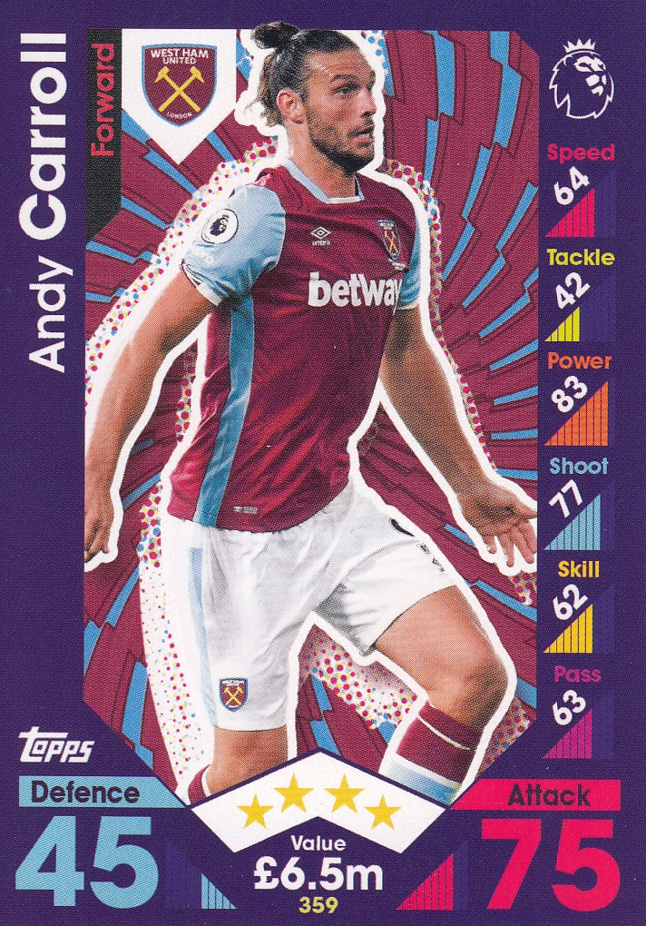 359. ANDY CARROLL - WEST HAM UNITED