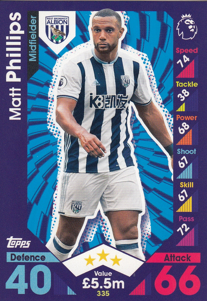 335. MATT PHILLIPS - WEST BROMWICH ALBION
