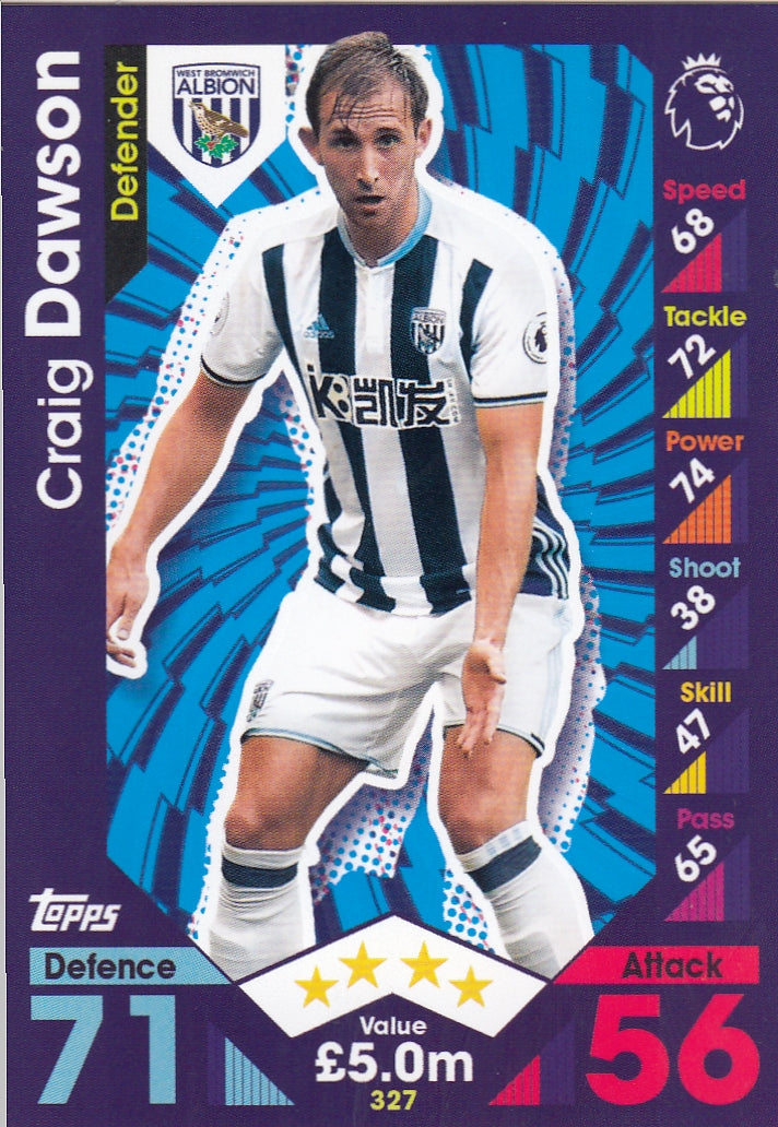 327. CRAIG DAWSON - WEST BROMWICH ALBION