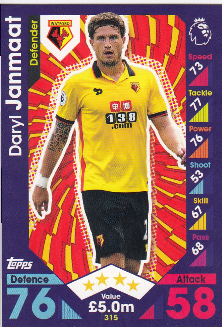 315. DARYL JANMAAT - WATFORD