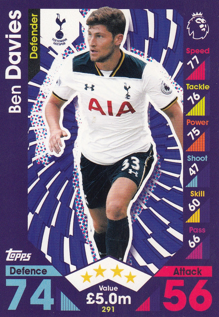 291. BEN DAVIES - TOTTENHAM HOTSPUR