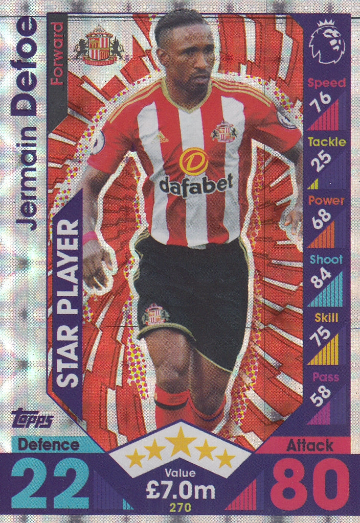 270. JERMAIN DEFOE - SUNDERLAND - STAR PLAYER