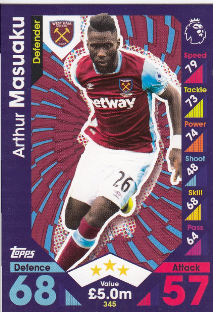 345. ARTHUR MASUAKU - WEST HAM UNITED