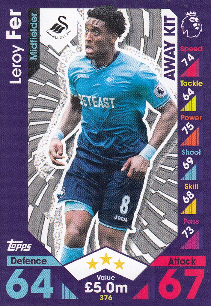 376. LEROY FER - SWANSEA - AWAY KIT