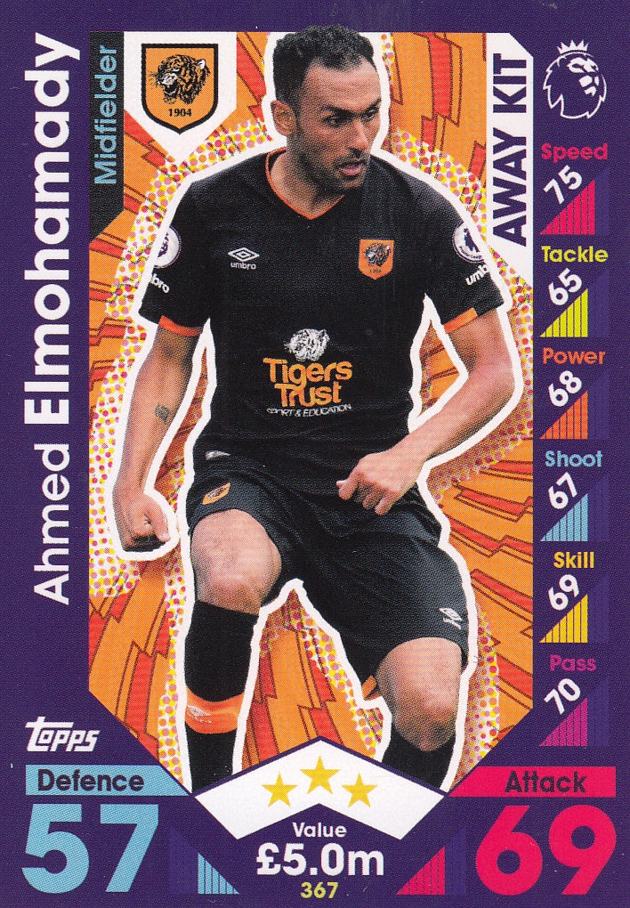 367. AHMED ELMOHAMADY - HULL CITY - AWAY KIT
