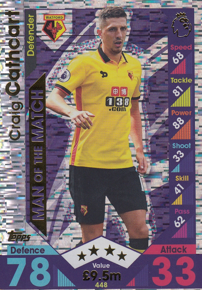 448. CRAIG CATHCART - WATFORD - MAN OF THE MATCH