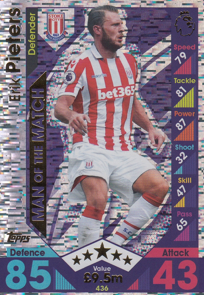 436. ERIK PIETERS - STOKE CITY - MAN OF THE MATCH