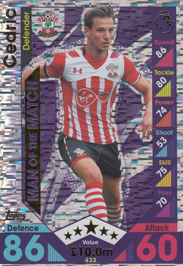 433. CEDRIC - SOUTHAMPTON - MAN OF THE MATCH