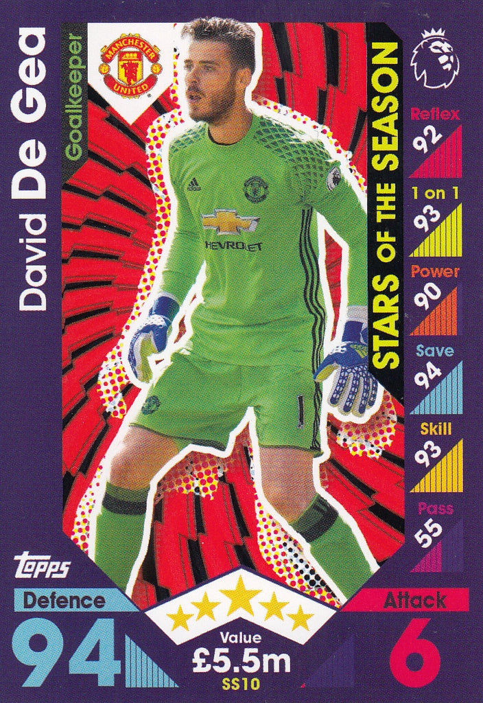 SS-10. DAVID DE GEA - MANCHESTER UNITED - STARS OF THE SEASON