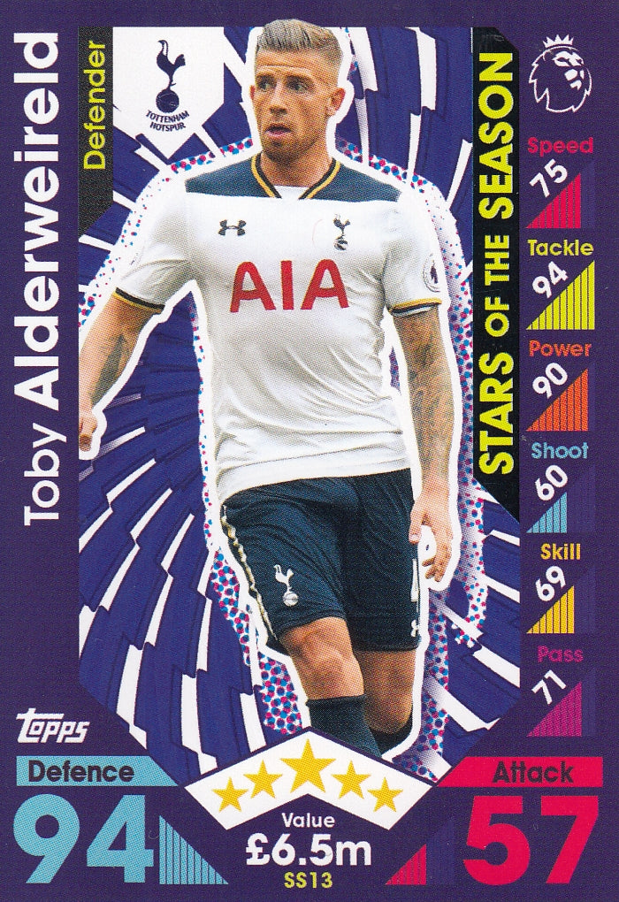 SS-13. TOBY ALDERWEIRELD - TOTTENHAM HOTSPUR - STARS OF THE SEASON