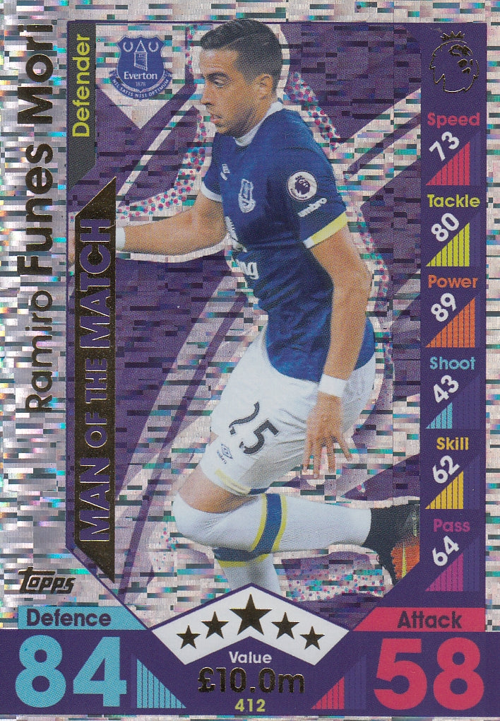 412. RAMIRO FUNES MORI - EVERTON - MAN OF THE MATCH