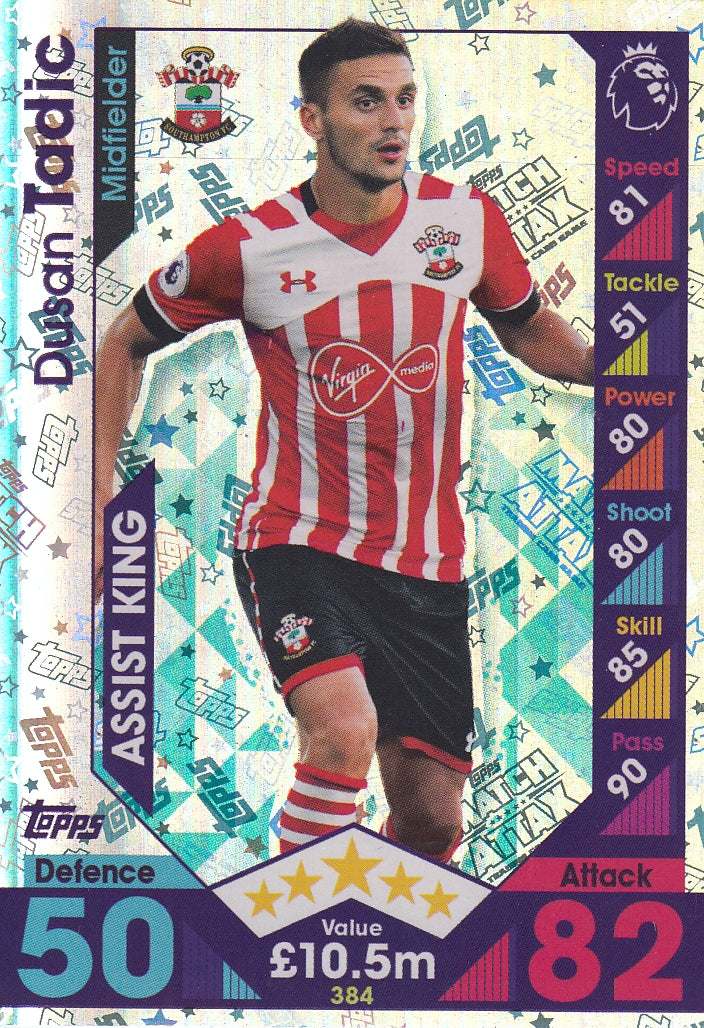 384. DUSAN TADIC - SOUTHAMPTON - ASSIST KING