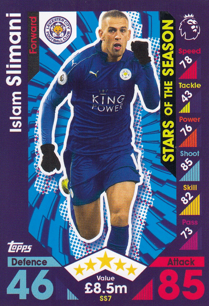 SS-07. ISLAM SLIMANI - LEICESTER CITY - STARS OF THE SEASON
