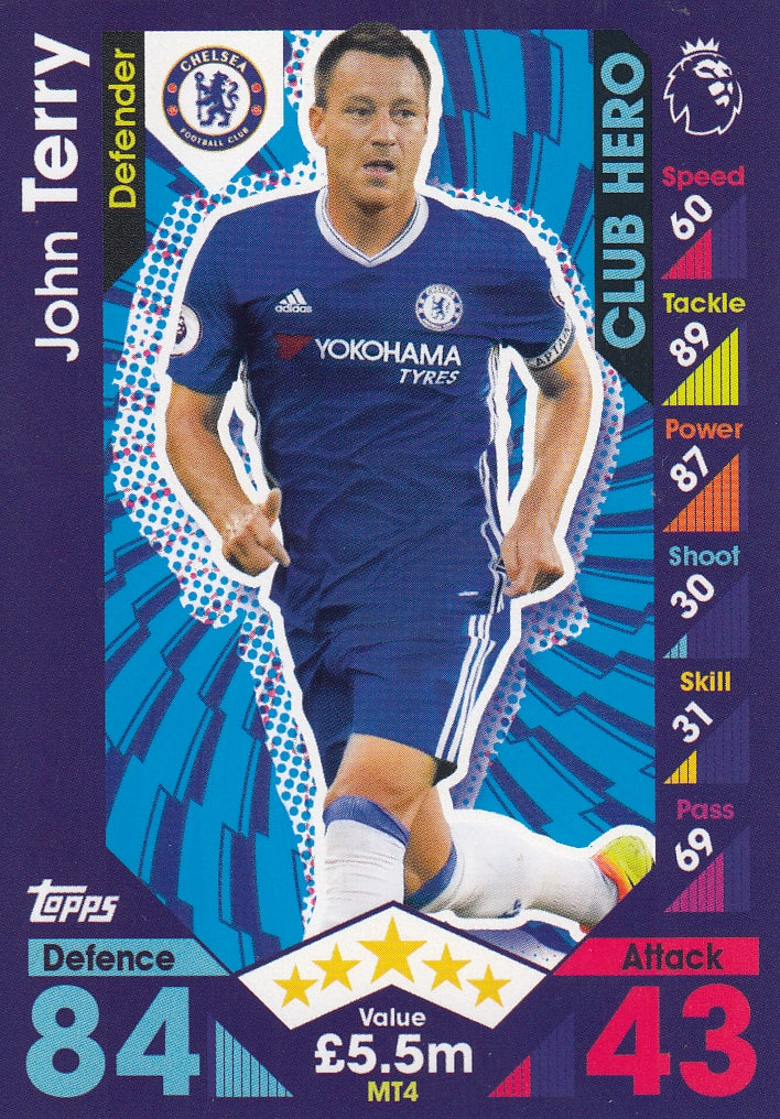 MT 04. JOHN TERRY - CHELSEA - CLUB HERO