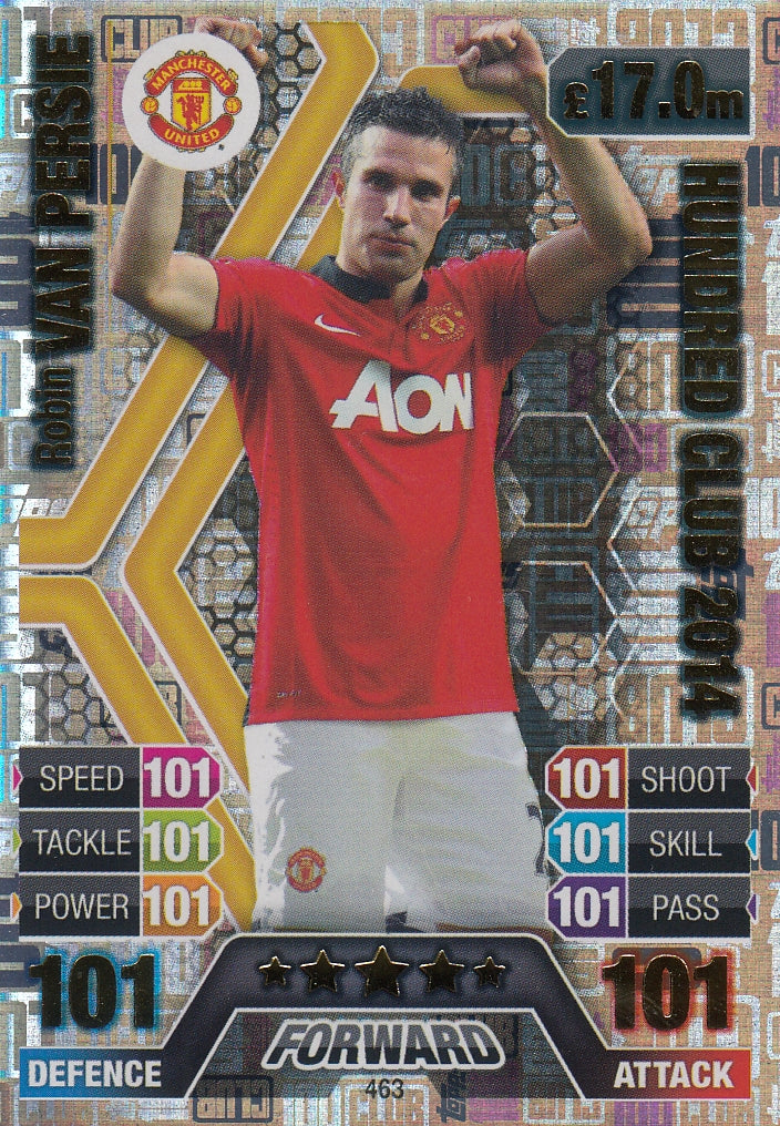 463. ROBIN VAN PERSIE - MANCHESTER UNITED - 100 CLUB 2014