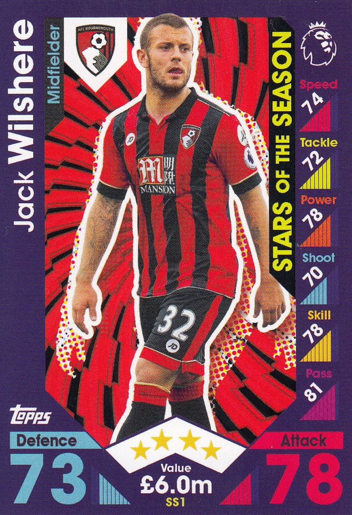 SS-01. JACK WILSHERE - AFC BOURNEMOUTH - STARS OF THE SEASON