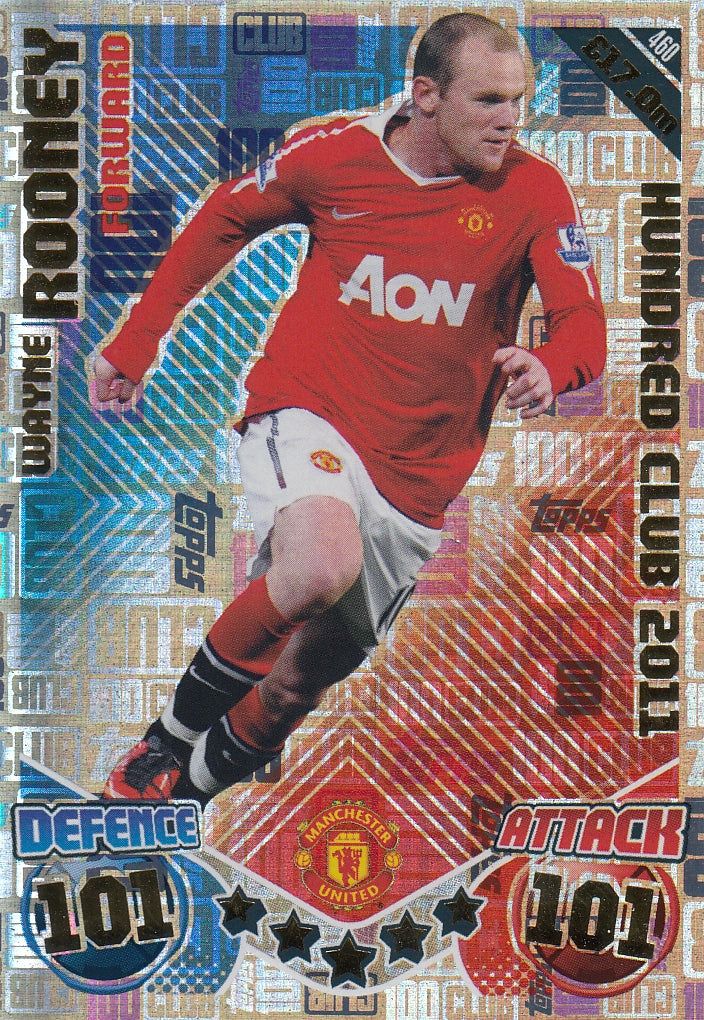 460. WAYNE ROONEY - MANCHESTER UNITED - HUNDRED CLUB 2011