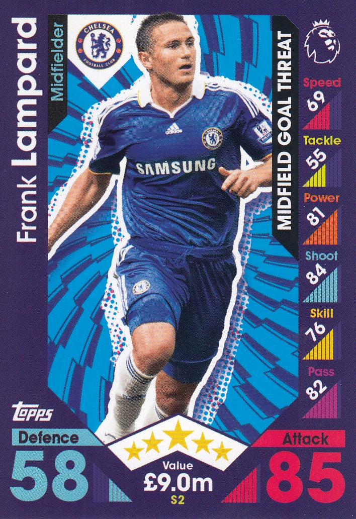 S-02.  FRANK LAMPARD - CHELSEA - MIDFIELD GOAL THREAT